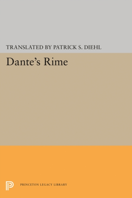 Dante's Rime, PDF eBook