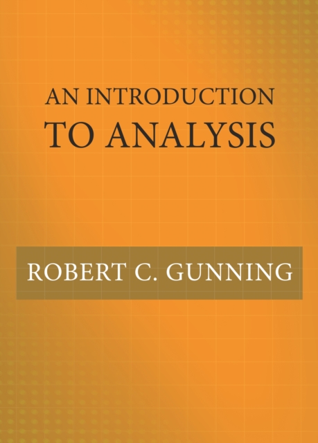 An Introduction to Analysis, PDF eBook