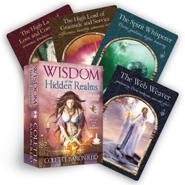 Wisdom of the Hidden Realms Oracle Cards : A 44-Card Deck and Guidebook for Spiritual Guidance, Peace, Happiness and Prosperity, Cards Book