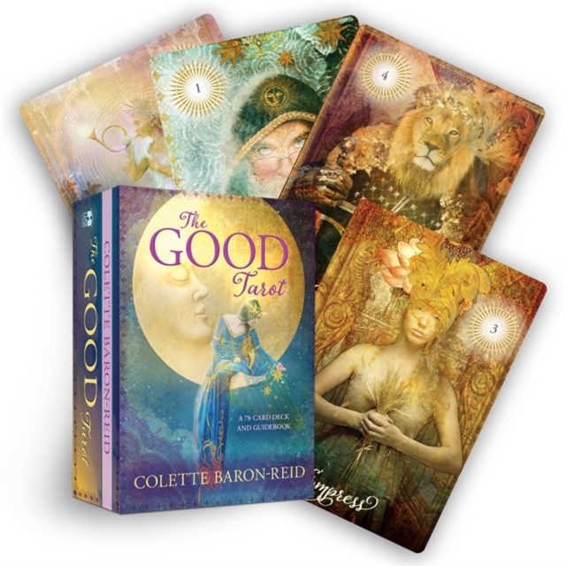 The Good Tarot : A 78-Card Modern Tarot Deck with The Four Elements — Air, Water, Earth And Fire for Suits — Inspirational Tarot Cards with Positive Affirmations, Cards Book