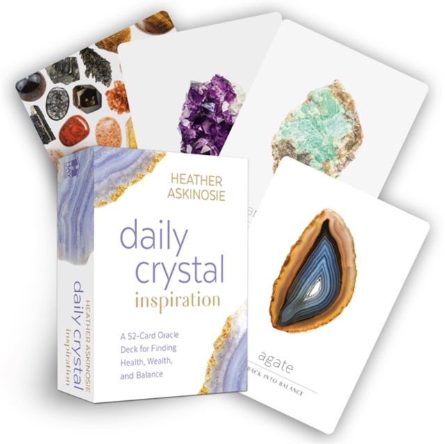 Daily Crystal Inspiration : A 52-Card Oracle Deck for Finding Health, Wealth, and Balance, Cards Book