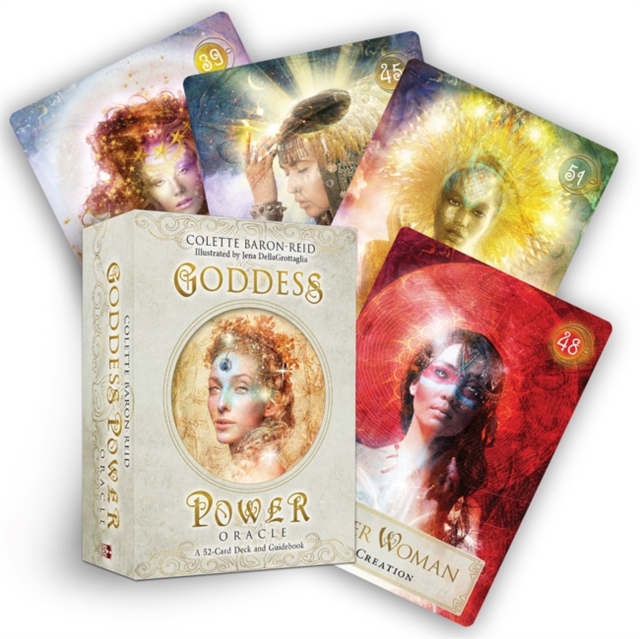 Goddess Power Oracle (Standard Edition) : A 52-Card Deck and Guidebook — Goddess Love Oracle Cards for Healing, Inspiration and Divination, Cards Book