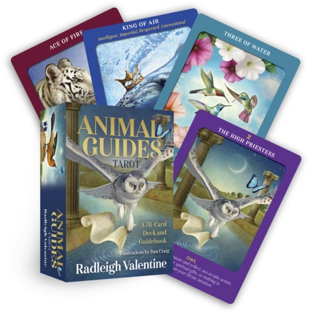 Animal Guides Tarot : A 78-Card Deck and Guidebook, Cards Book