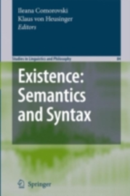 Existence: Semantics and Syntax, PDF eBook