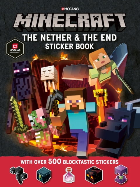 Minecraft The Nether and the End Sticker Book, Paperback / softback Book