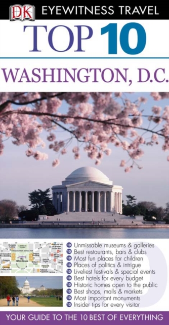 DK Eyewitness Top 10 Travel Guide: Washington DC : Washington DC, PDF eBook