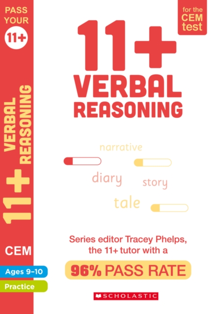 11+ Verbal Reasoning Practice and Assessment for the CEM Test Ages 09-10, Paperback / softback Book