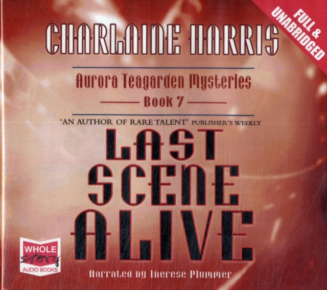 Last Scene Alive, CD-Audio Book