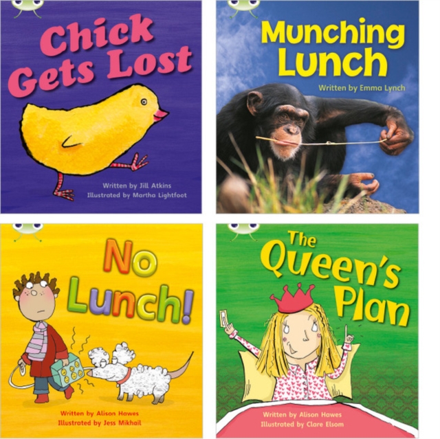 Learn to Read at Home with Bug Club Phonics: Pack 4 (Pack of 4 reading books with 3 fiction and 1 non-fiction), Multiple-component retail product Book
