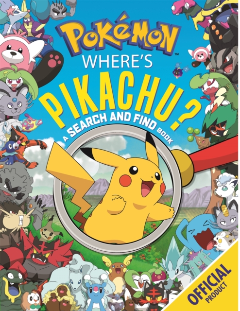 Where's Pikachu? A Search and Find Book : Official Pokemon, Paperback / softback Book
