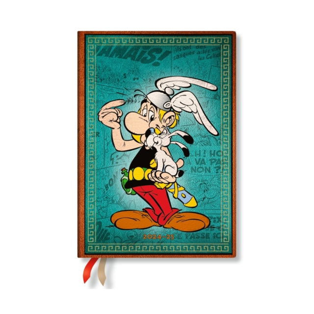 Asterix the Gaul (The Adventures of Asterix) Midi 12-month Vertical Hardback Dayplanner 2025 (Elastic Band Closure), Hardback Book