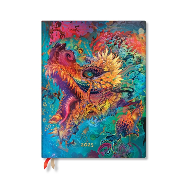 Humming Dragon (Android Jones Collection) Ultra 12-month Day-at-a-time Softcover Flexi Dayplanner 2025 (Elastic Band Closure), Paperback / softback Book