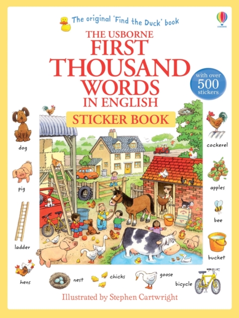 First Thousand Words in English Sticker Book, Paperback / softback Book