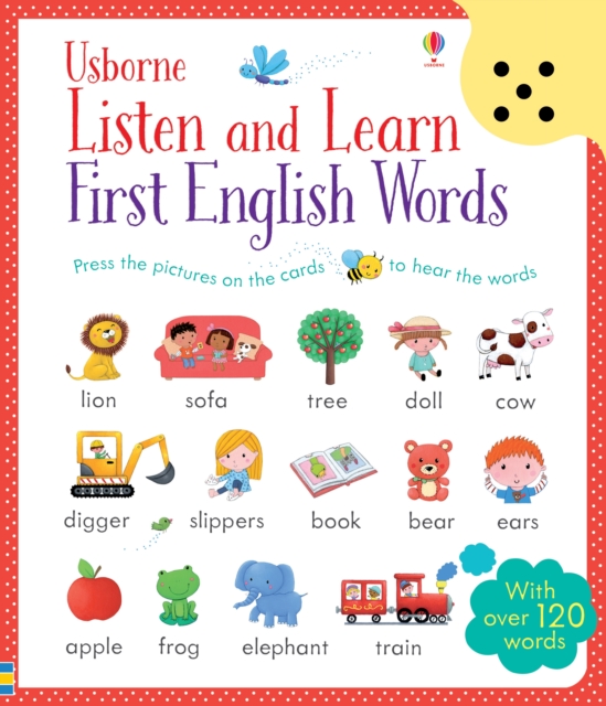 Listen and Learn First English Words, Hardback Book