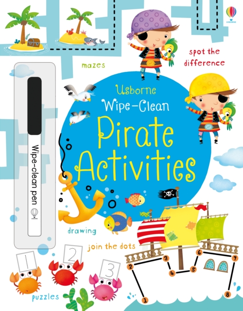 Wipe-Clean Pirate Activities, Paperback / softback Book