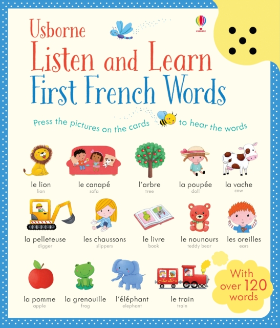 Listen and Learn First French Words, Hardback Book