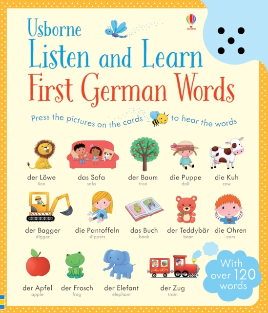 Listen and Learn First German Words, Hardback Book