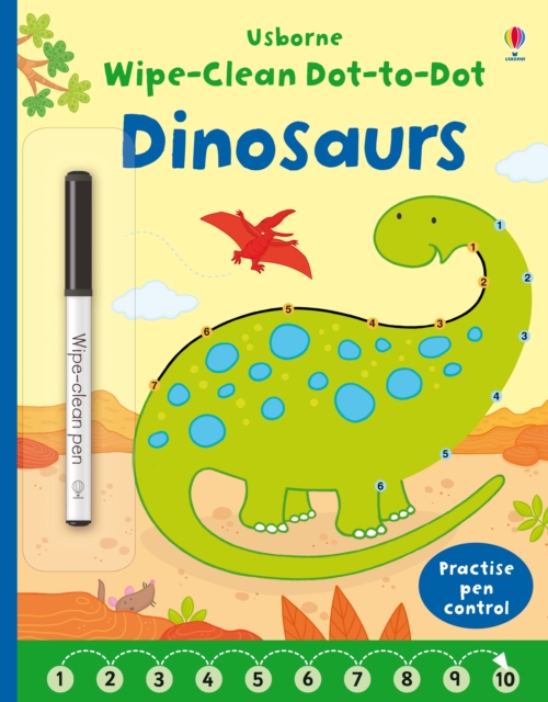 Wipe-clean Dot-to-dot Dinosaurs, Paperback / softback Book