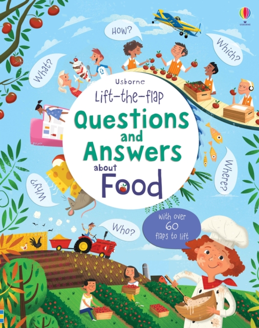 Lift-the-flap Questions and Answers about Food, Board book Book