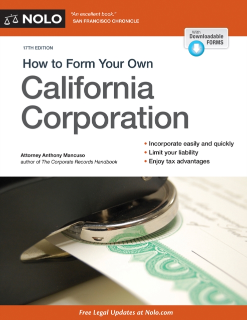 How to Form Your Own California Corporation, EPUB eBook