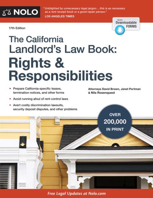 California Landlord's Law Book, The : Rights & Responsibilities, EPUB eBook