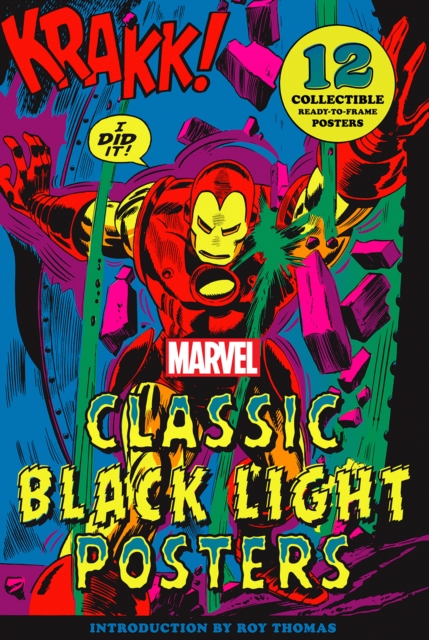 Marvel Classic Black Light Collectible Poster Portfolio, Hardback Book