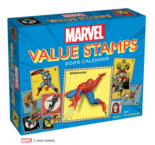Marvel Value Stamps 2025 Day-to-Day Calendar, Calendar Book