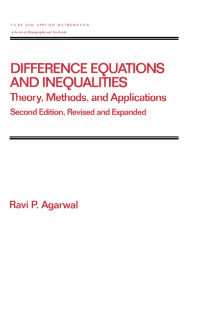 Difference Equations and Inequalities : Theory, Methods, and Applications, PDF eBook