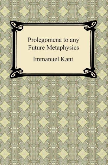 Kant's Prolegomena to any Future Metaphysics, EPUB eBook