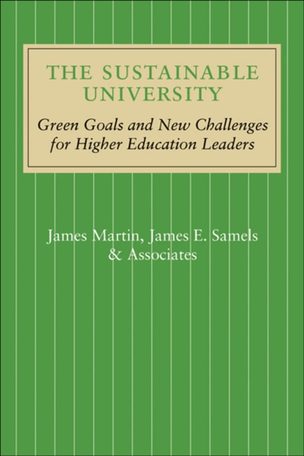 The Sustainable University, EPUB eBook