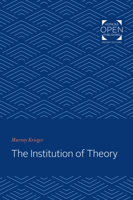 The Institution of Theory, EPUB eBook