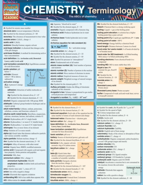 Chemistry Terminology, PDF eBook
