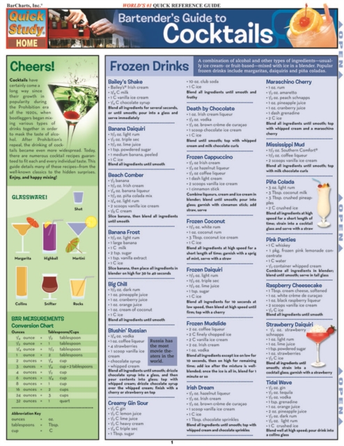 Bartender's Guide To Cocktails, PDF eBook