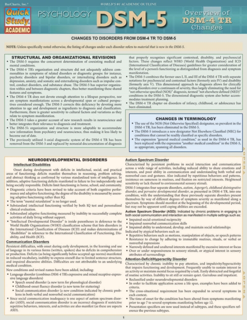 DSM-5 Overview of DSM-4 Changes, EPUB eBook