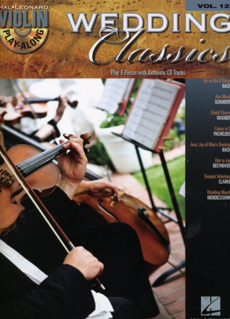 Wedding Classics : Violin Play-Along Volume 12, Book Book