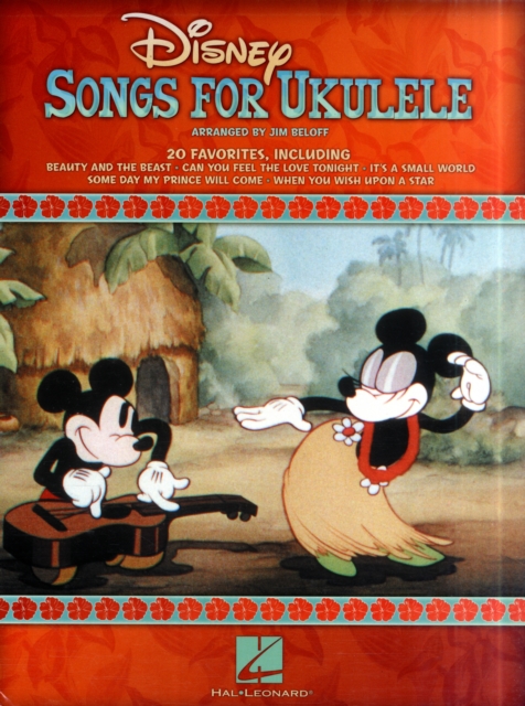Disney Songs for Ukulele : 20 Favorite Songs, Book Book