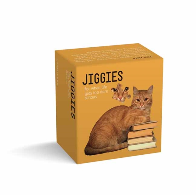 Cat Reader Jiggie : Die-Cut 81-Piece Jigsaw Puzzle, Jigsaw Book