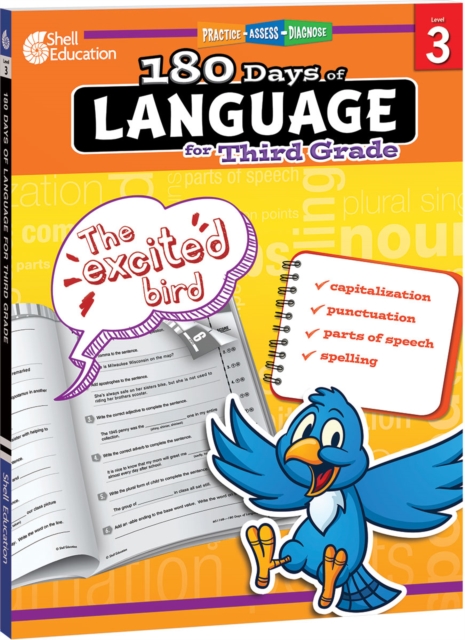 180 Days of Language for Third Grade : Practice, Assess, Diagnose, PDF eBook