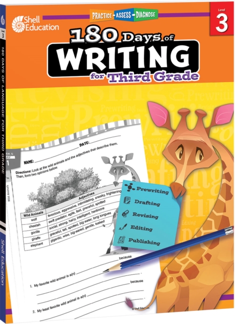 180 Days of Writing for Third Grade : Practice, Assess, Diagnose, PDF eBook