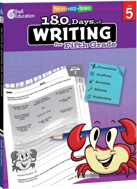 180 Days of Writing for Fifth Grade : Practice, Assess, Diagnose, PDF eBook