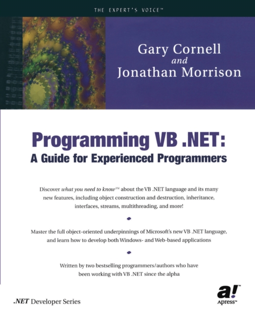 Programming VB .NET : A Guide For Experienced Programmers, PDF eBook