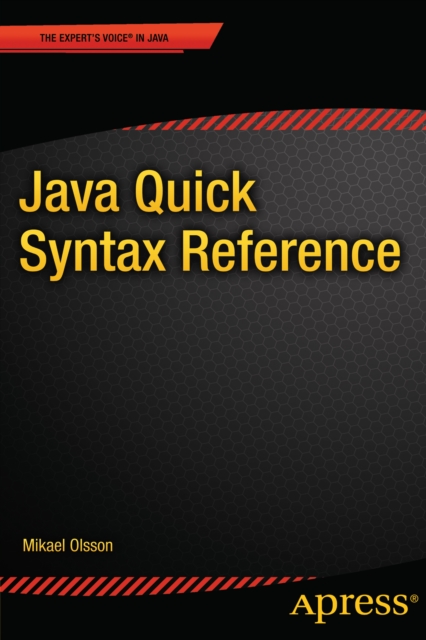 Java Quick Syntax Reference, PDF eBook