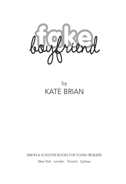 Fake Boyfriend, EPUB eBook