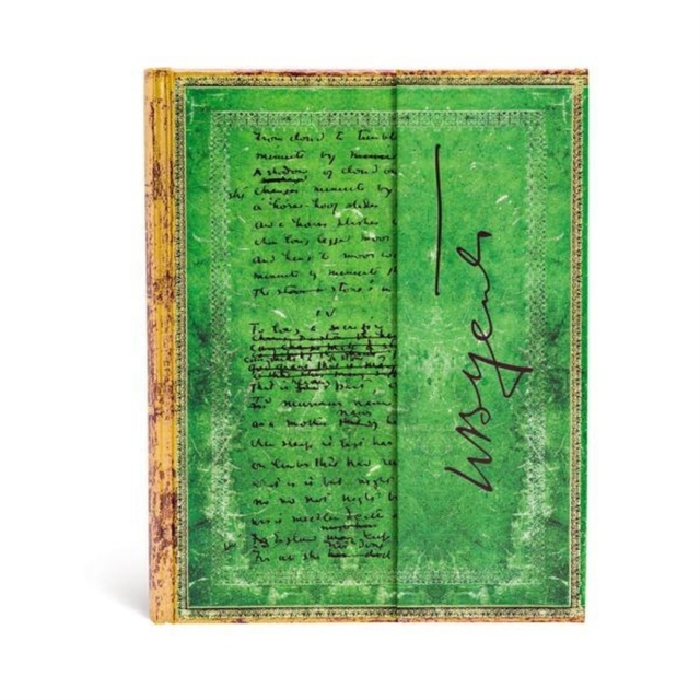 W.B. Yeats (Embellished Manuscripts Collection) Ultra Lined Hardcover Journal (Wrap Closure), Hardback Book