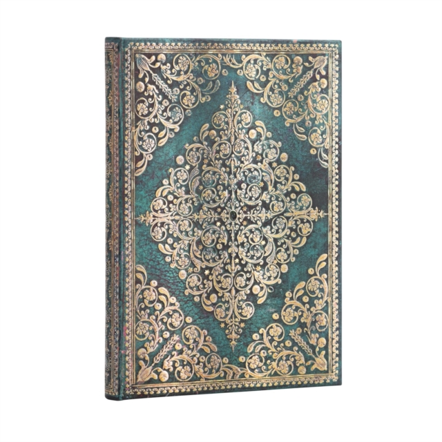 Oceania (Diamond Rosette) Midi Unlined Hardcover Journal, Hardback Book