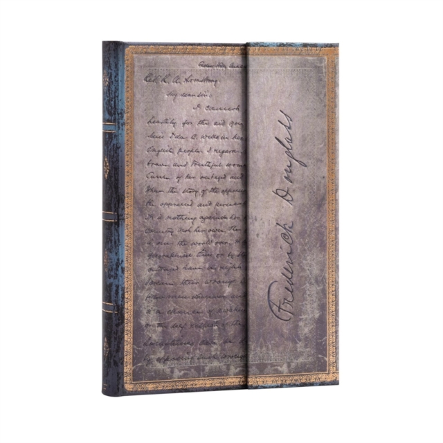Frederick Douglass, Letter for Civil Rights (Embellished Manuscripts Collection) Midi Lined Hardcover Journal, Hardback Book