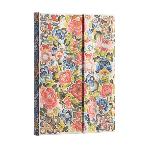 Pear Garden (Peking Opera Embroidery) Midi Lined Hardcover Journal, Hardback Book