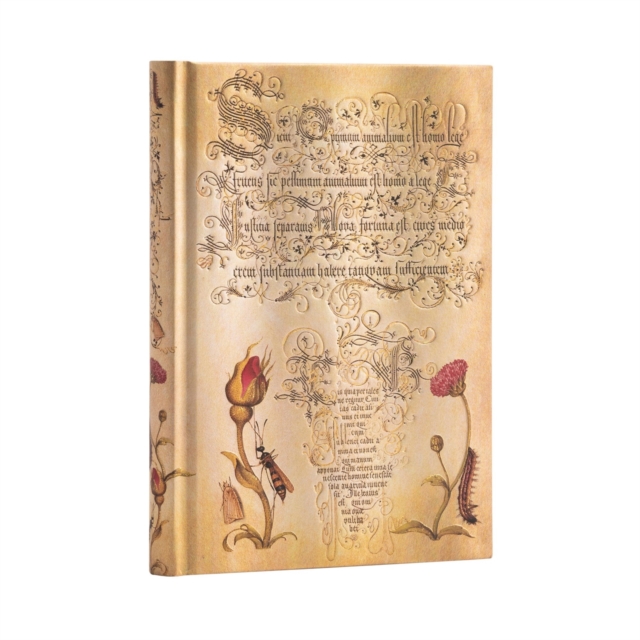 Flemish Rose (Mira Botanica) Midi Unlined Hardcover Journal, Hardback Book
