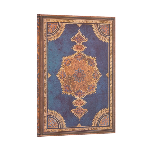 Safavid Indigo (Safavid Binding Art) Grande Unlined Hardcover Journal, Hardback Book