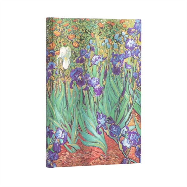Van Gogh’s Irises Midi Lined Hardcover Journal, Hardback Book